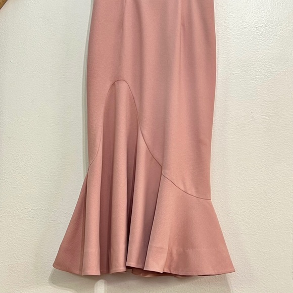 Dress the Population Monica Tea Length Trumpet Dress - Picture 5 of 11